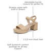 image:imageLifeStride Rhythmn Strappy SandalsNatural Tan Woven