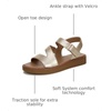 image:imageLifeStride Waverly SandalsGold Faux Leather