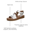 image:imageLifeStride Waverly SandalsSilver Faux Leather