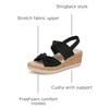 image:imageWomens BZees Riley SandalBlack Linen