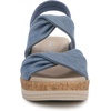 image:imageWomens BZees Riley SandalElemental Blue Linen