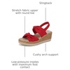 image:imageWomens BZees Riley SandalFire Red Linen