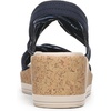 image:imageWomens BZees Riley SandalNavyBlue Stripe