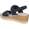 image:imageWomens BZees Riley SandalNavyBlue Stripe