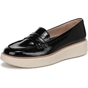 image:imageLifeStride Chelsea LoaferMoc ShoesBlack Patent