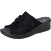 image:imageBZees Womens Smile Wedge SandalBlack