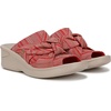 image:imageBZees Womens Smile Wedge SandalCoral Weekend Stripe Fabric