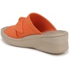 image:imageBZees Womens Smile Wedge SandalOrange Leopard