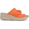 image:imageBZees Womens Smile Wedge SandalOrange Leopard