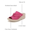 image:imageBZees Womens Smile Wedge SandalParadise Pink Cheetah