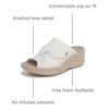 image:imageBZees Womens Smile Wedge SandalWhite