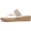 image:imageLifeStride Birdie Thong SandalsNatural TanWhite Multi