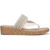 image:imageLifeStride Birdie Thong SandalsNatural TanWhite Multi