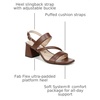 image:imageLifeStride Celia Strappy SandalsCocoa Brown