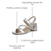 image:imageLifeStride Celia Strappy SandalsSilver Metallic