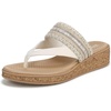 image:imageLifeStride Birdie Thong SandalsNatural TanWhite Multi