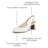 image:imageLifeStride Tia Slingback ShoesWhite Patent