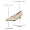 image:imageLifeStride Womens Madelyn Mary Jane PumpAlmond Milk Patent