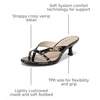 image:imageLifeStride Womens Navine Thong Dress SandalBlack Tortoise Patent