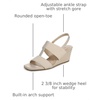 image:imageLifeStride Womens Sweet Wedge SandalPlatino Gold