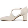 image:imageLifeStride Womens Tracy Strappy PumpCream Beige Linen