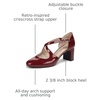 image:imageLifeStride Womens Tracy Strappy PumpDark Cherry Patent