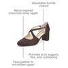 image:imageLifeStride Womens Tracy Strappy PumpDark Chocolate
