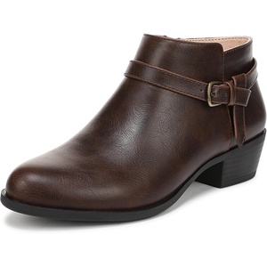 image:imageLifeStride Ada Zip Short BootsDark Brown