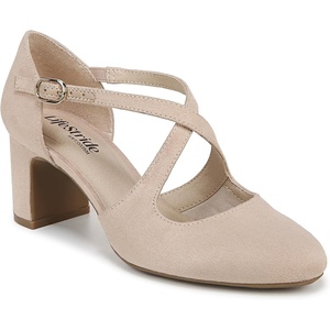 image:imageLifeStride Womens Tracy Strappy PumpTender Taupe Microfiber