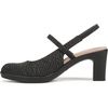 image:imageLifeStride Womens Evoke Slingback PumpBlackGrey Houndstooth