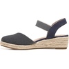 image:imageLifeStride Womens Kimmie Espadrille Wedge ShoesNavyAlmond Milk