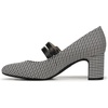 image:imageLifeStride Womens True Mary Jane PumpBlackBone Houndstooth