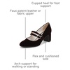image:imageLifeStride Womens True Mary Jane PumpChocolate Plum Velvet