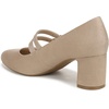 image:imageLifeStride Womens True Mary Jane PumpDover Light Tan Microsuede