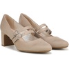 image:imageLifeStride Womens True Mary Jane PumpDover Light Tan Microsuede