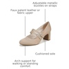 image:imageLifeStride Womens True Mary Jane PumpDover Light Tan Microsuede