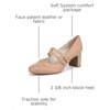 image:imageLifeStride Womens True Mary Jane PumpSienna Tan