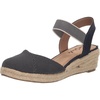 image:imageLifeStride Womens Kimmie Espadrille Wedge ShoesNavyAlmond Milk