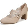 image:imageLifeStride Womens True Mary Jane PumpDover Light Tan Microsuede