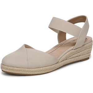 image:imageLifeStride Womens Kimmie Espadrille Wedge ShoesAlmond Milk