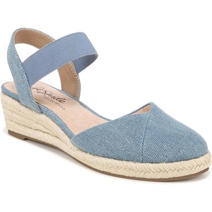 image:imageLifeStride Womens Kimmie Espadrille Wedge ShoesBlue Denim