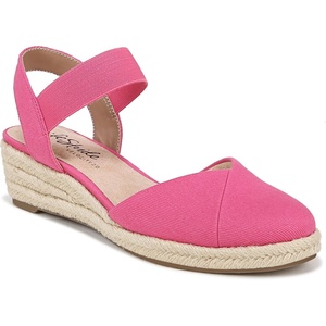 image:imageLifeStride Womens Kimmie Espadrille Wedge ShoesFrench Pink
