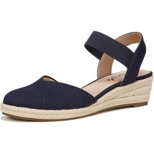 image:imageLifeStride Womens Kimmie Espadrille Wedge ShoesLux Navy