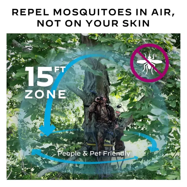 Thermacell Mosquito Portable Repeller; Includes 12-Hour Refill; 15 Foot Zone of Protection; Highly Effective Mosquito Repellent; Deet Free Bug Spray Alternative; Scent Free
