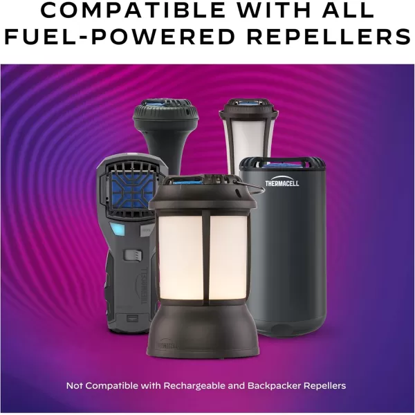 Thermacell Mosquito Repellent Refills; Compatible with Any Fuel-Powered Repeller; Highly Effective, Long Lasting, No Spray, No Scent, No Mess; 15 Foot Zone of Mosquito Protection)