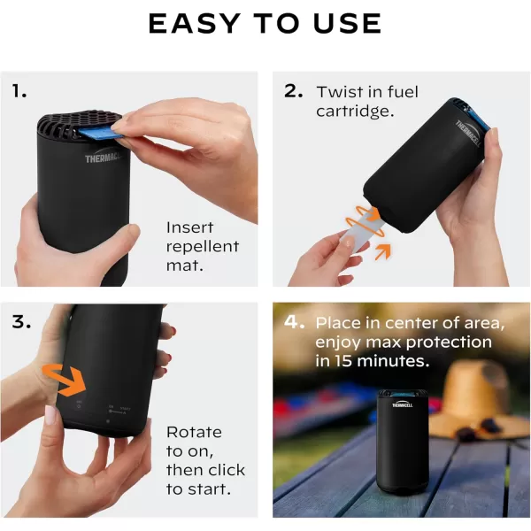Thermacell Mosquito Repellent Refills; Compatible with Any Fuel-Powered Repeller; Highly Effective, Long Lasting, No Spray, No Scent, No Mess; 15 Foot Zone of Mosquito Protection)