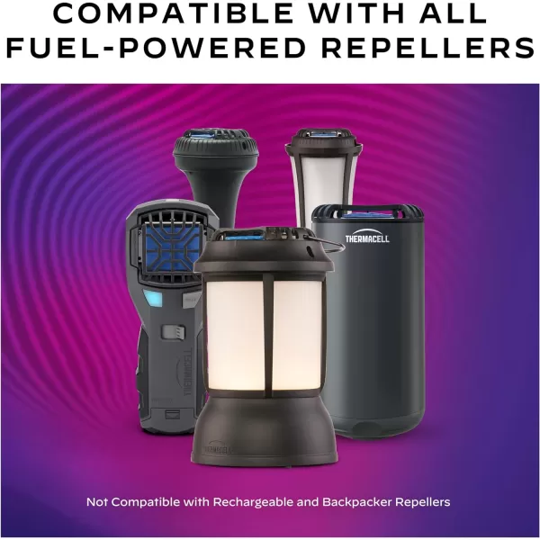 Thermacell Mosquito Repellent Refills; Compatible with Any Fuel-Powered Repeller; Highly Effective, Long Lasting, No Spray, No Scent, No Mess; 15 Foot Zone of Mosquito Protection