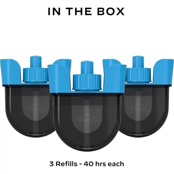 Thermacell Rechargeable Mosquito Repeller Refills; Advanced Repellent Formula Provides 20 Foot Protection Zone; Compatible with Thermacell E-Series &amp; Radius Only; No DEET, Spray or Flame