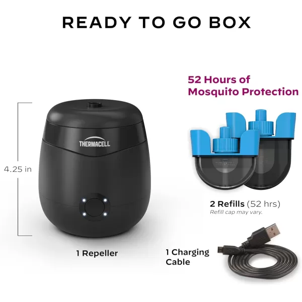 Thermacell Rechargeable Mosquito Repeller Refills; Advanced Repellent Formula Provides 20 Foot Protection Zone; Compatible with Thermacell E-Series &amp; Radius Only; No DEET, Spray or Flame