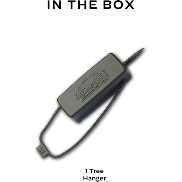 Thermacell Tree Hanger for Portable Repellers; Mount Thermacell Repellers to Wooden Surfaces Quickly and Easily; Maximizes Performance; Corrosion-Resistant, Hardened-Steel Screw, Black